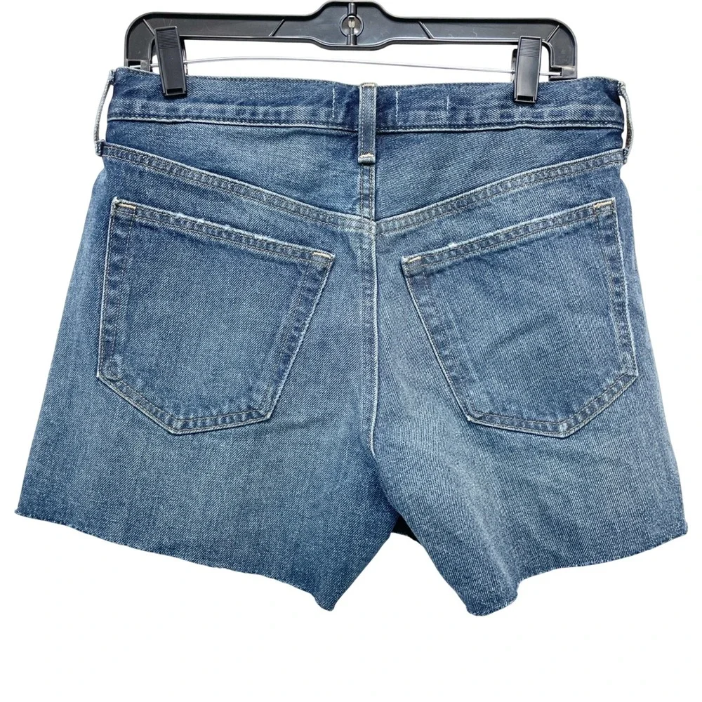 Universal Thread Women's Blue 90's Baggy Raw Hem Denim Jean Shorts Size 4